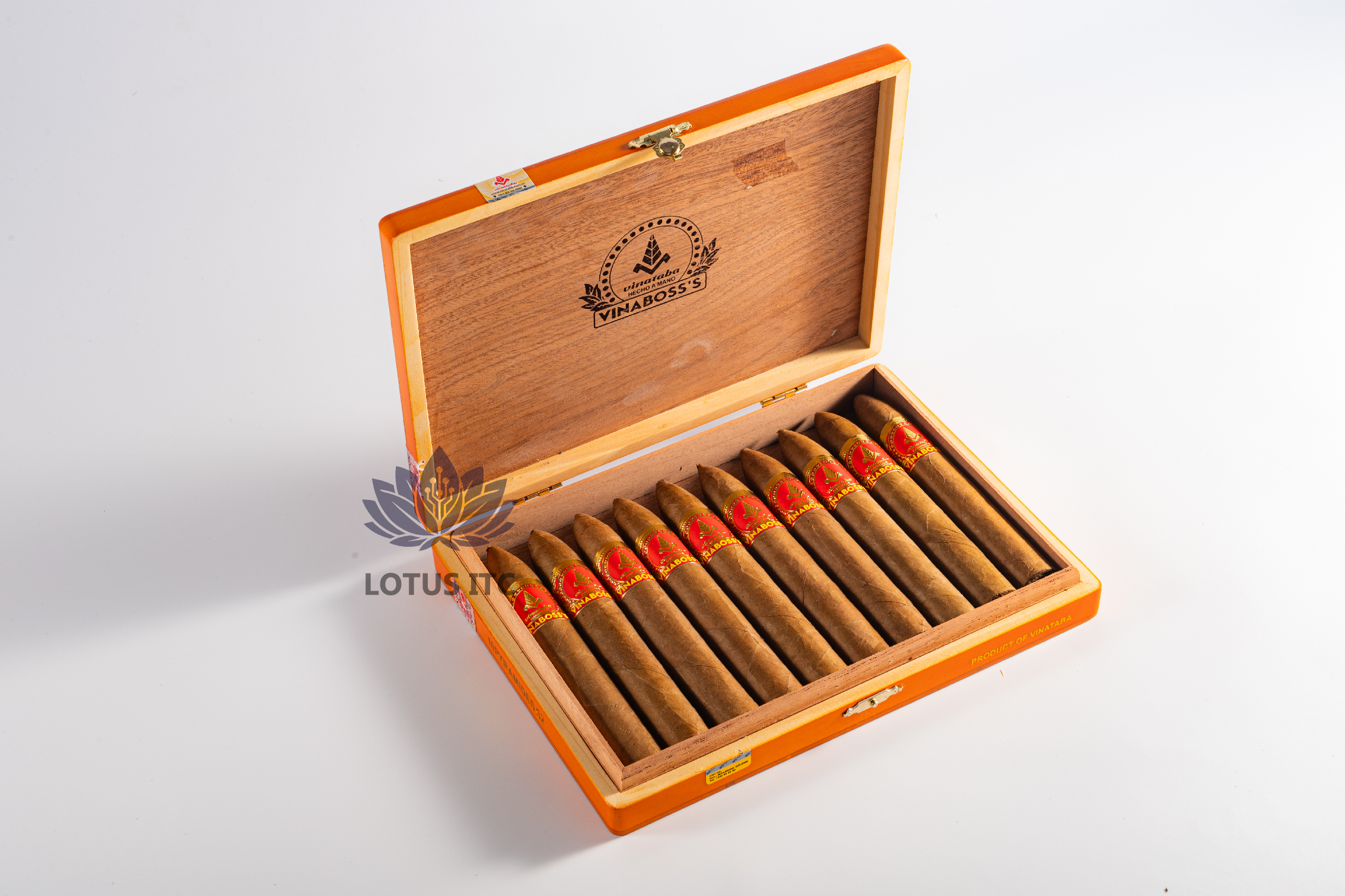 Cigar PYRAMIDES 52 (Hộp gỗ vàng 10 điếu)